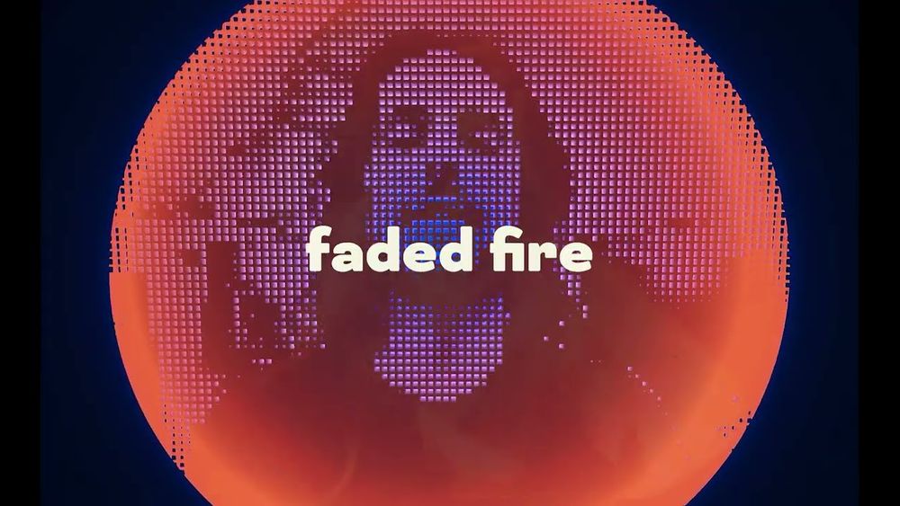Creature Canyon - Faded Fire - YouTube Music Video Visualizer Thumbnail